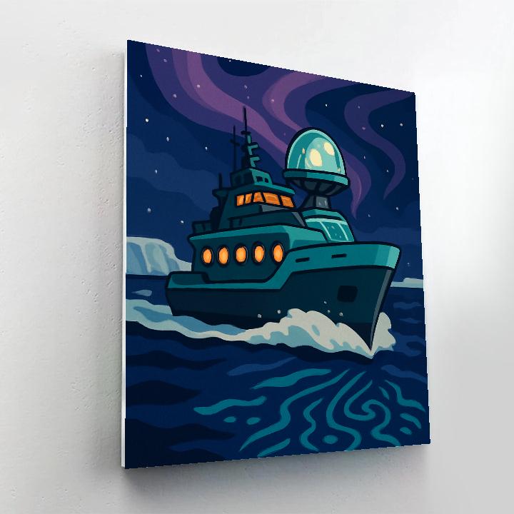 Abyssal Observatory Ship Numbered painting kits