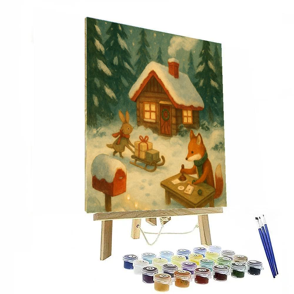 Holiday Post Office Of The Pines Number painting