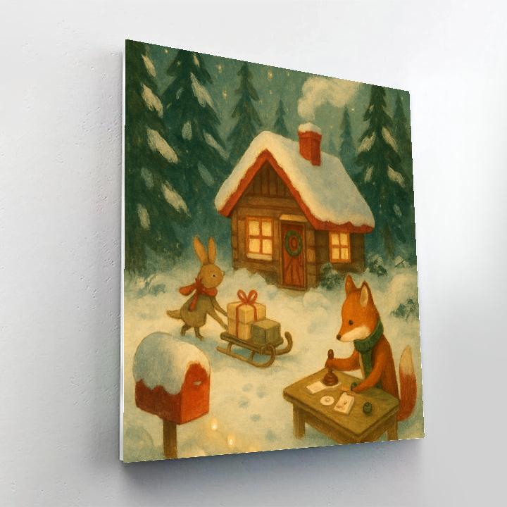 Holiday Post Office Of The Pines Number painting