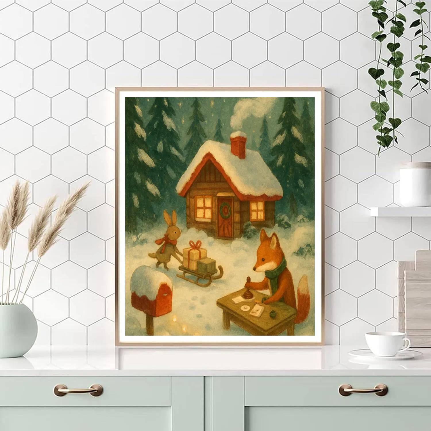 Holiday Post Office Of The Pines Number painting