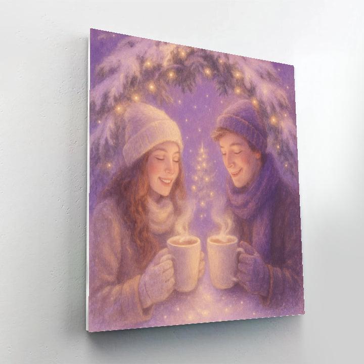 Midnight Cocoa Under The Pine Arch paint by color