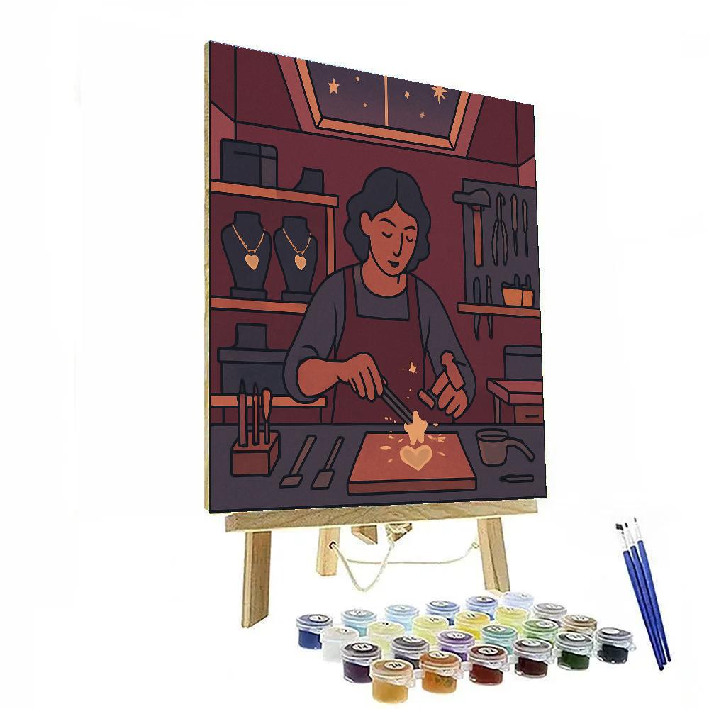 Valentines Day Starforge Jewelry Studio Paint by numbers kits