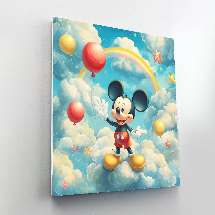Mickey Mouse Cloud Carnival Disney Inspired Numbered painting kits