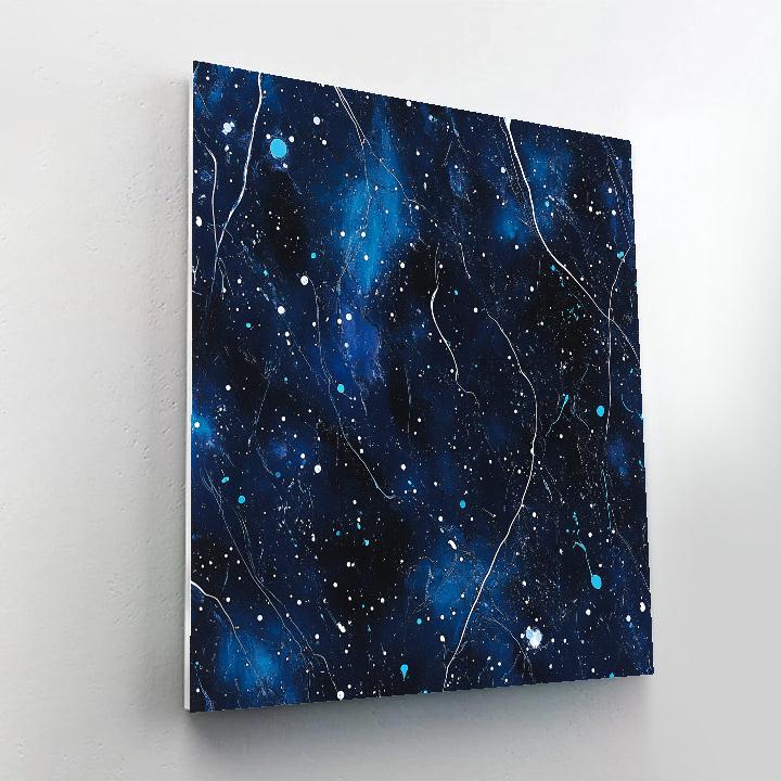 Jackson Pollock Inspired Aurora Vortex Of Midnight Drips Paint by numbers kits