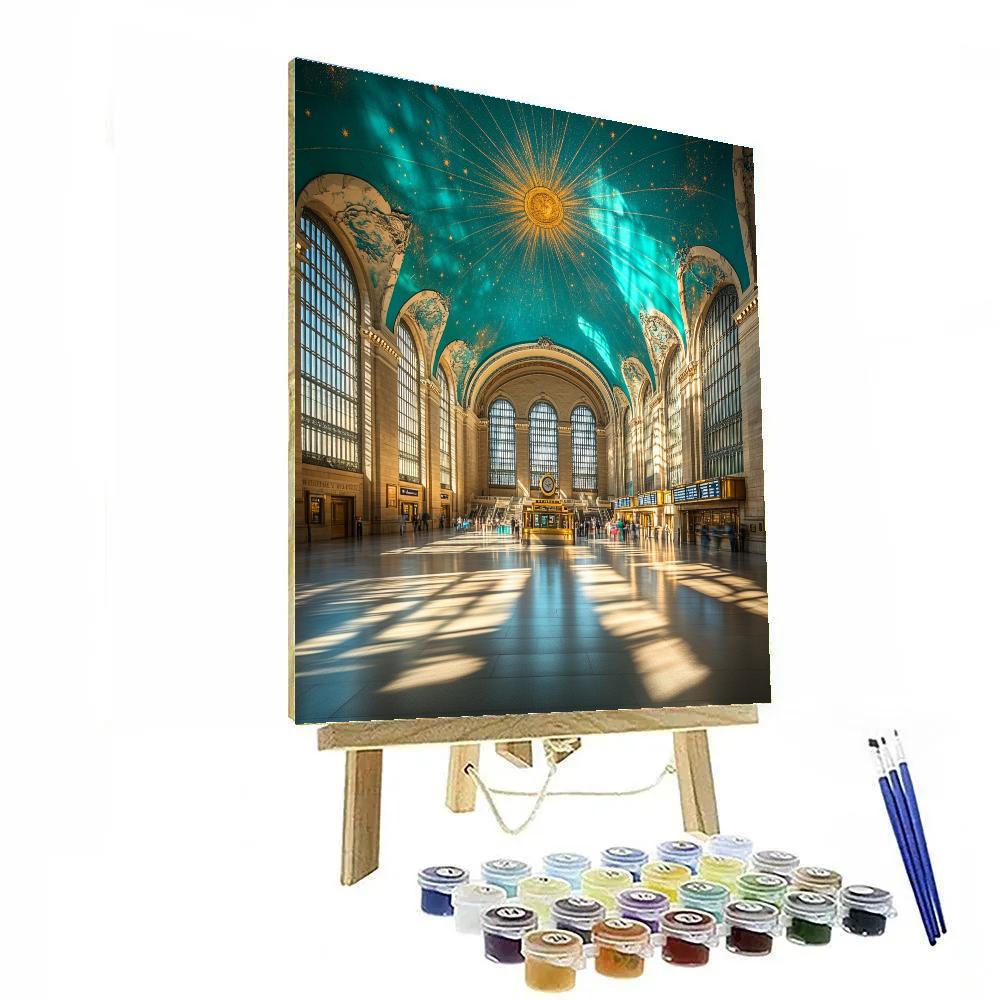 Grand Central Terminal Main Concourse New York City United States Paint by numbers kits