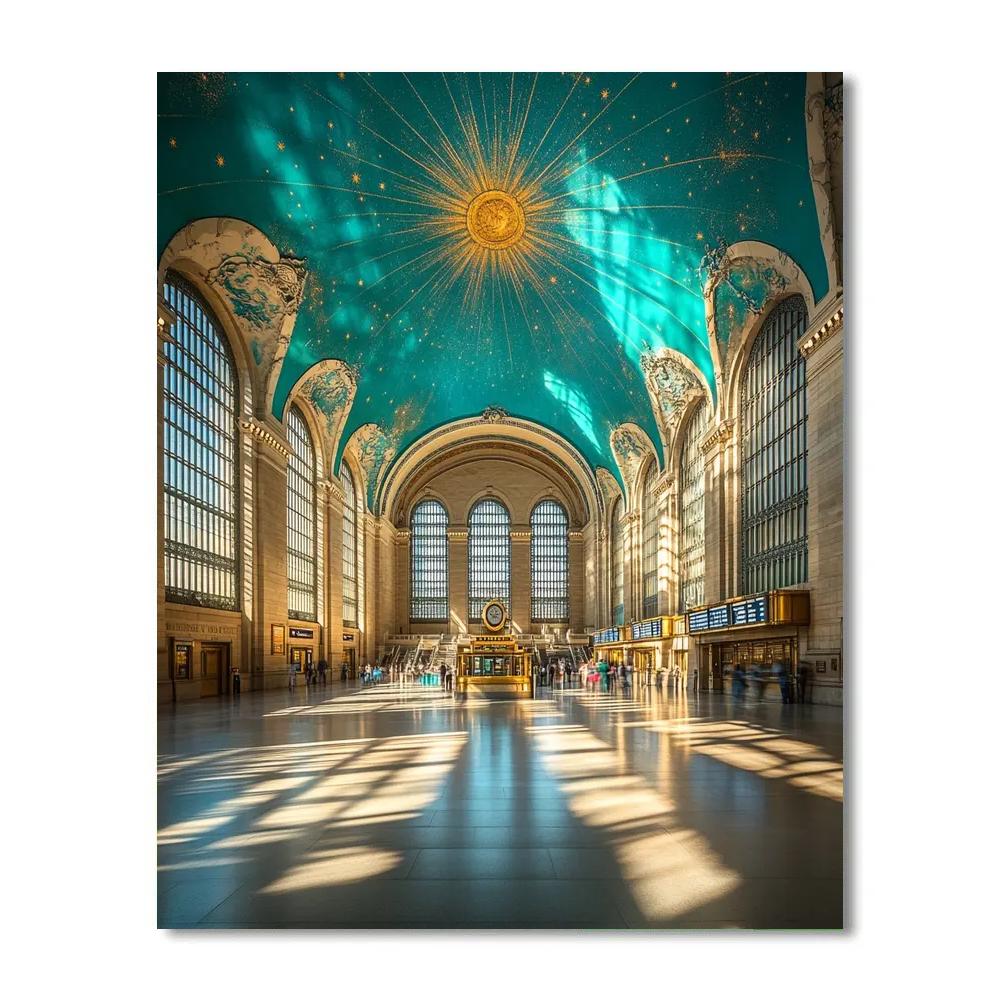 Grand Central Terminal Main Concourse New York City United States Paint by numbers kits