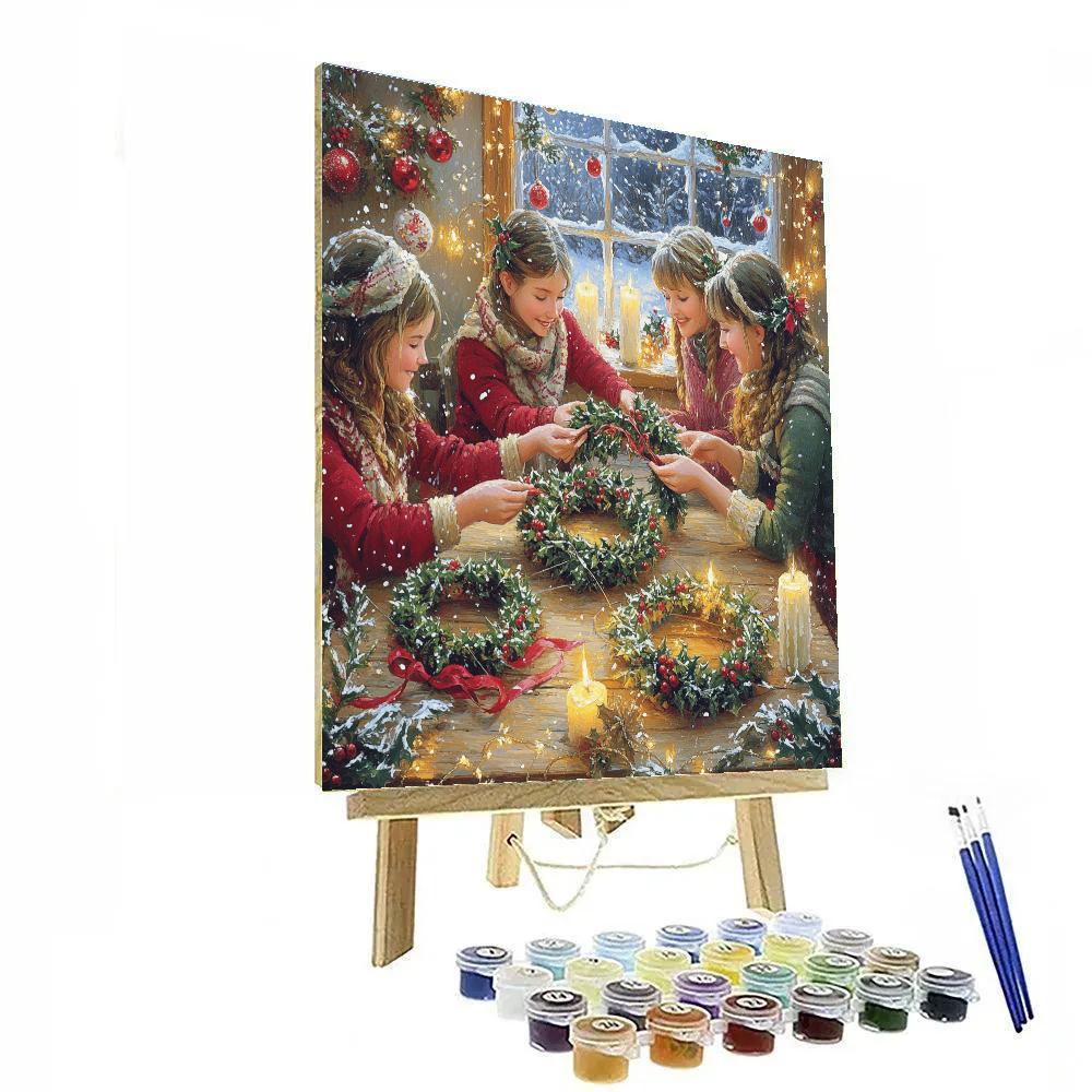 Wreathmakers By Windowlight paint by color