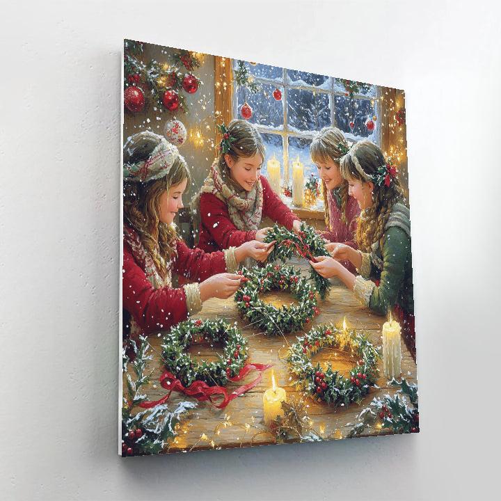 Wreathmakers By Windowlight paint by color