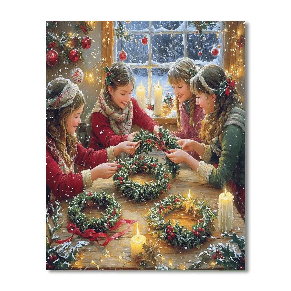 Wreathmakers By Windowlight paint by color