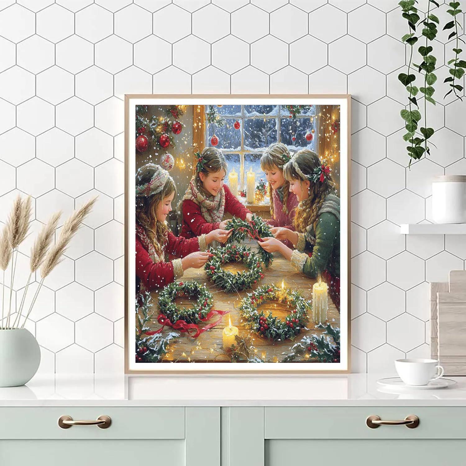 Wreathmakers By Windowlight paint by color