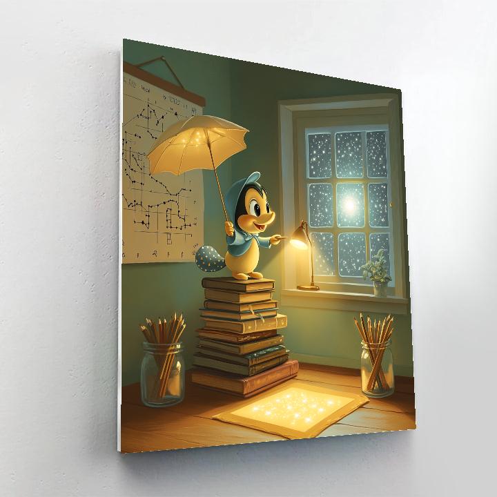 Jiminy Cricket Moonbeam Classroom Disney Inspired painting number kit