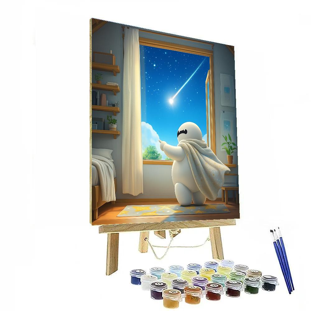 Baymax Cozy Comet Catch Disney Inspired paint by color