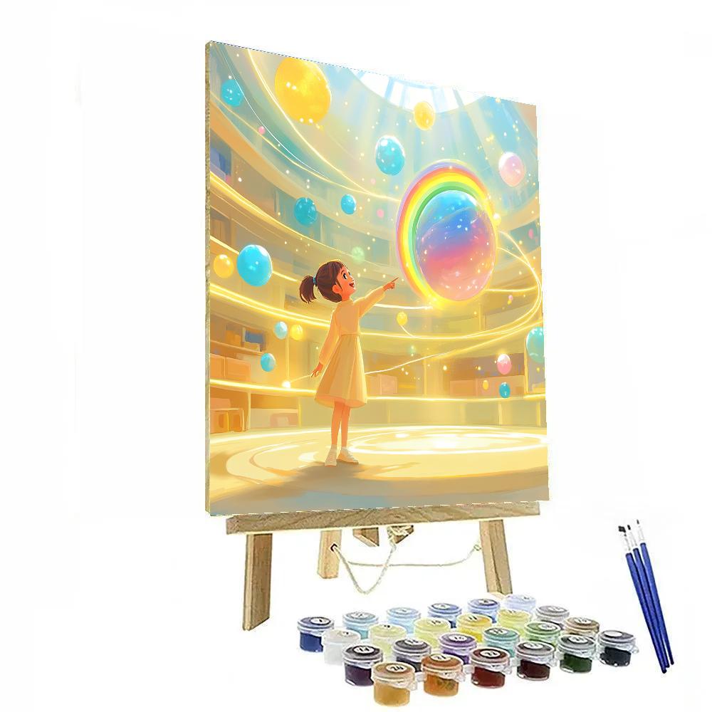 Joy Rainbow Orb Workshop Disney Inspired painting number kit