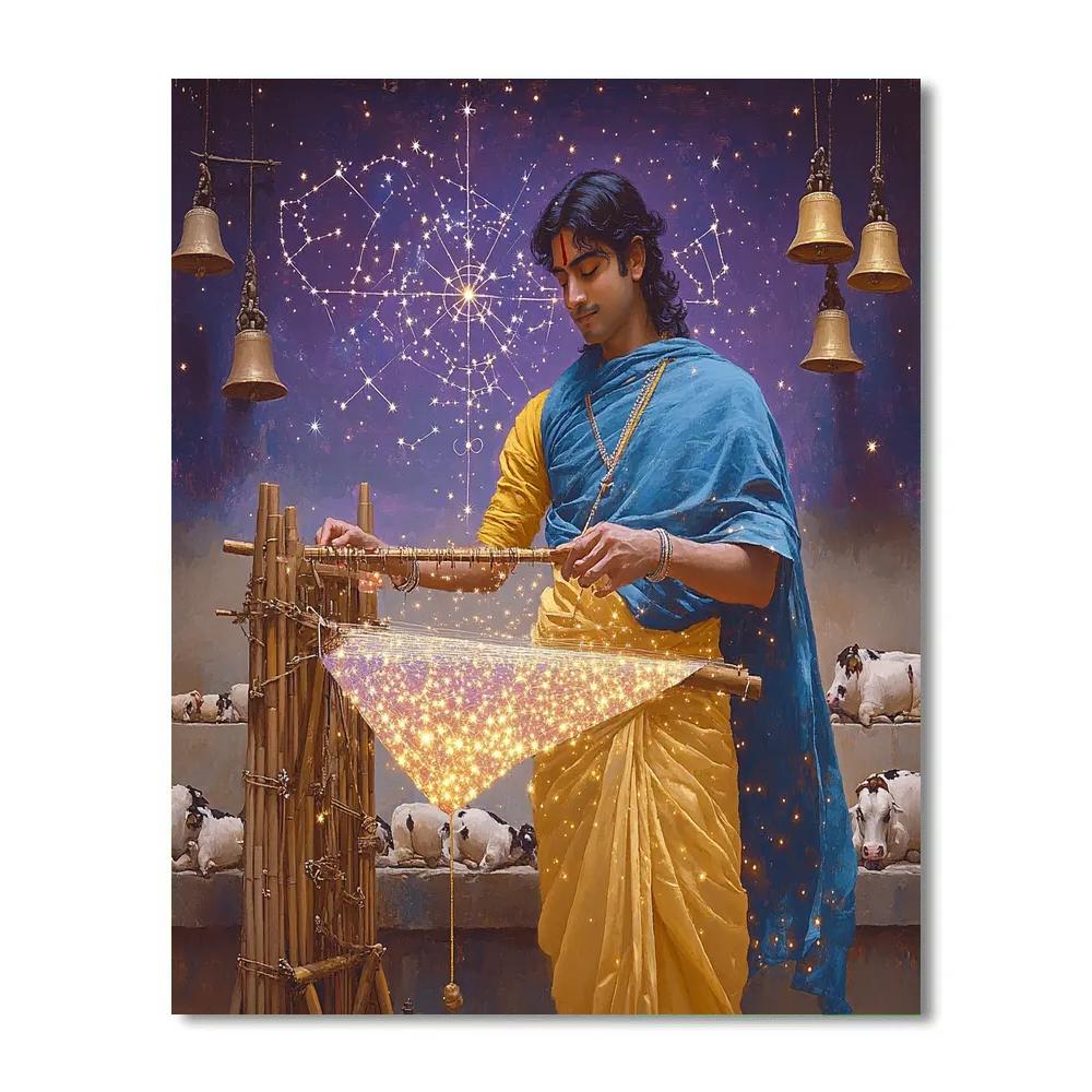 Krishna The Constellation Weaver Paint by numbers kits