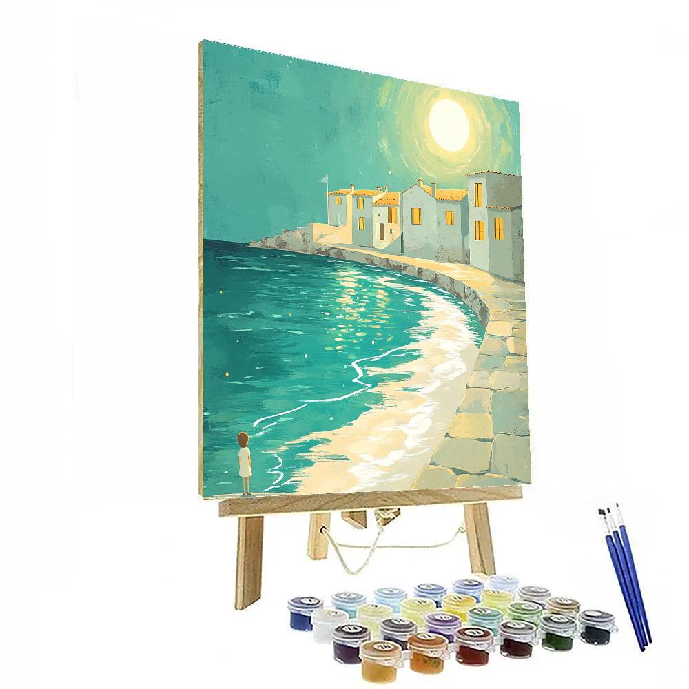 Luca Sea Breeze Moon Path Disney Inspired paint by numbers