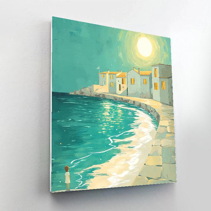 Luca Sea Breeze Moon Path Disney Inspired paint by numbers