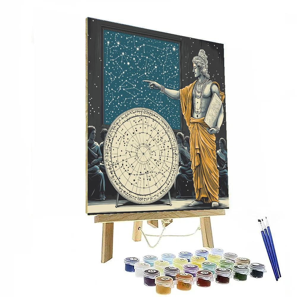Brahma Crowned Constellation Teacher paint by number