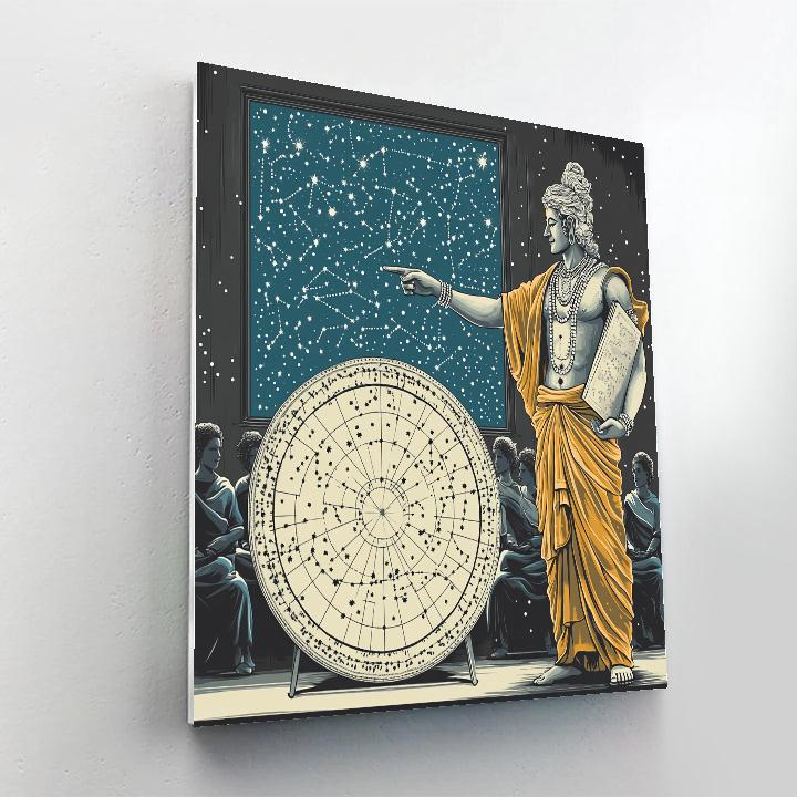 Brahma Crowned Constellation Teacher paint by number