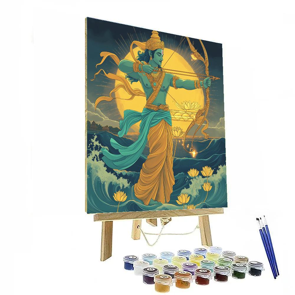Celestial Bridgecraft With Rama Numbered painting kits