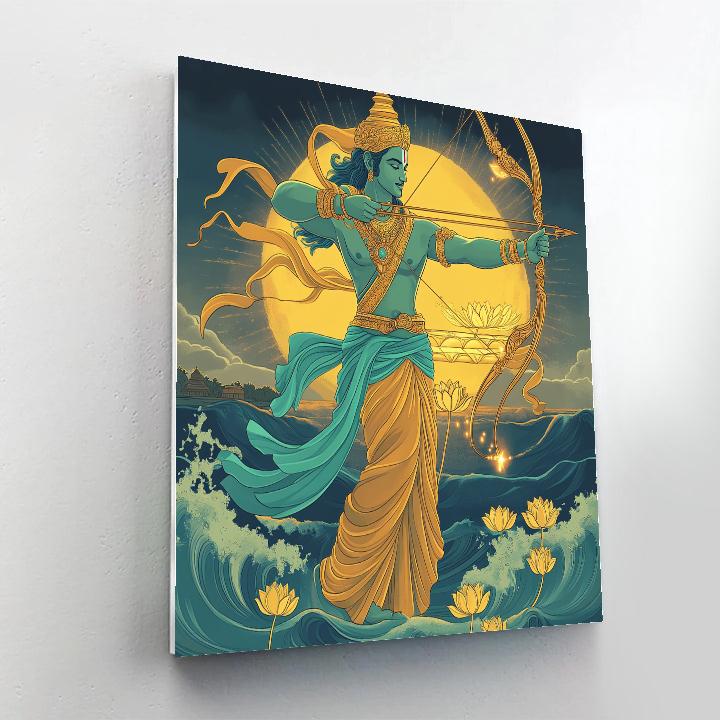 Celestial Bridgecraft With Rama Numbered painting kits