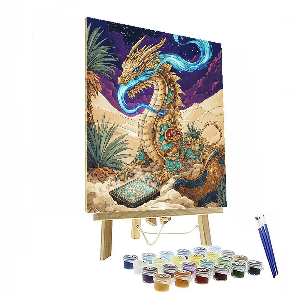 Clockwork Oasis Dragon Reliquary Numbered painting kits