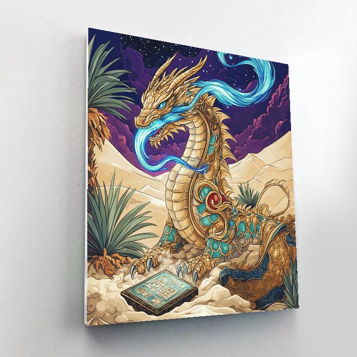 Clockwork Oasis Dragon Reliquary Numbered painting kits