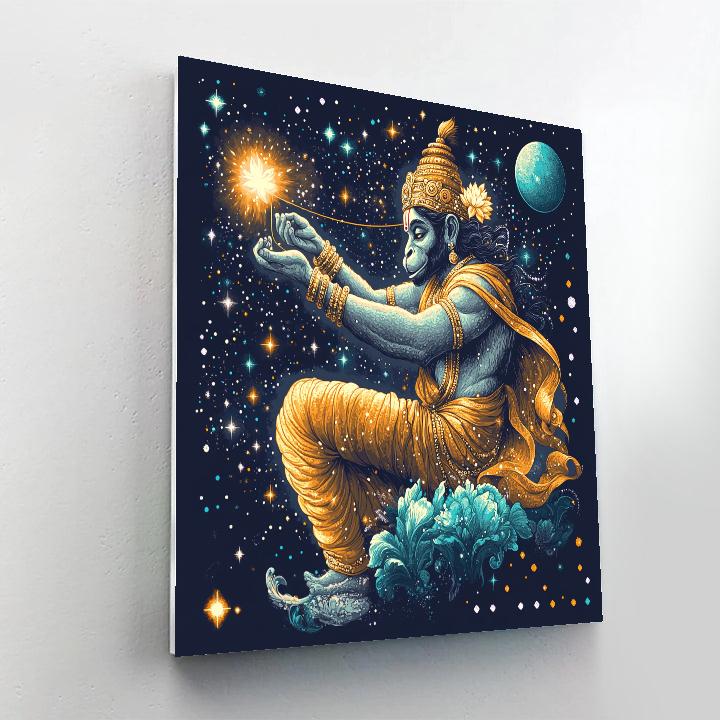 Hanuman Constellation Weaver paint by color