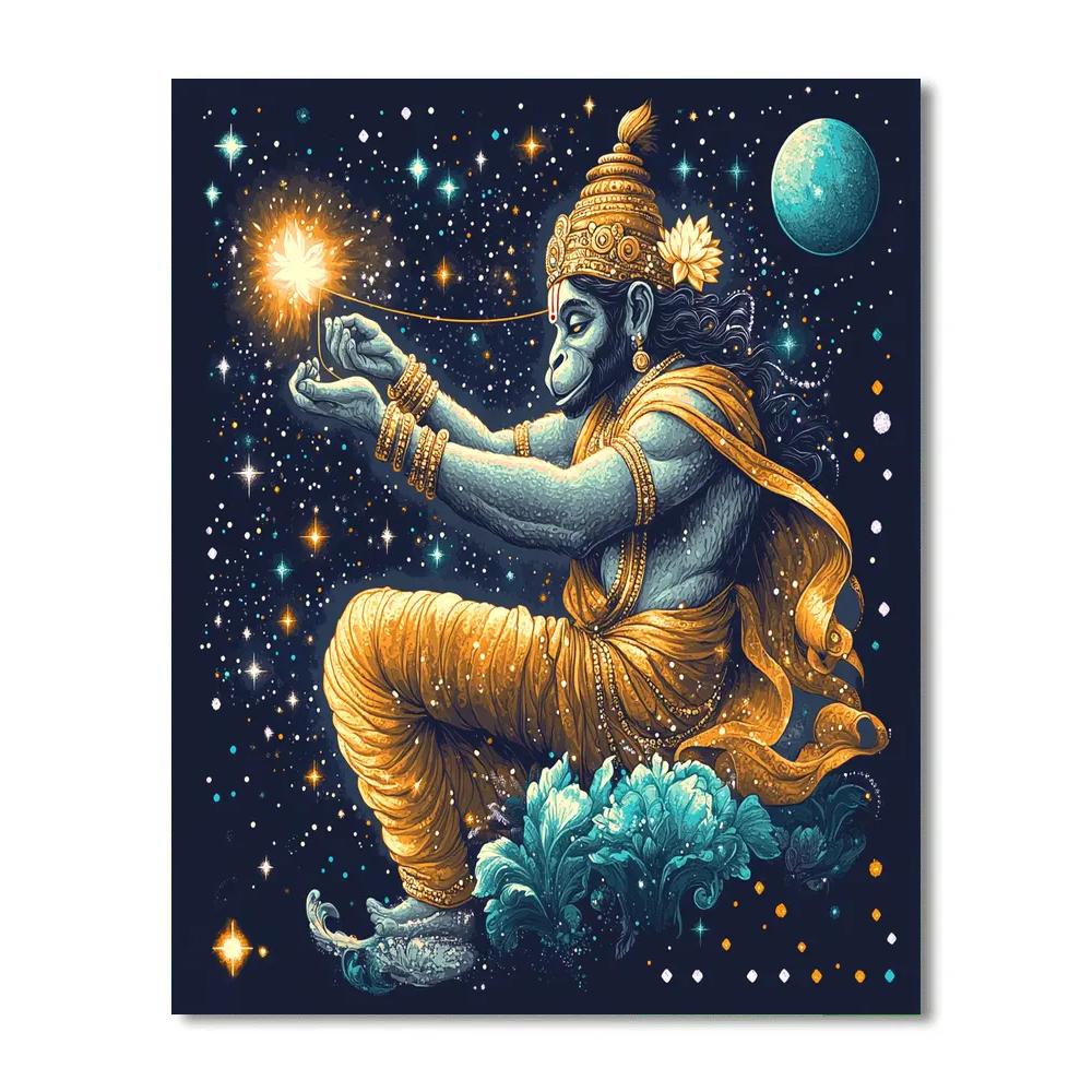 Hanuman Constellation Weaver paint by color