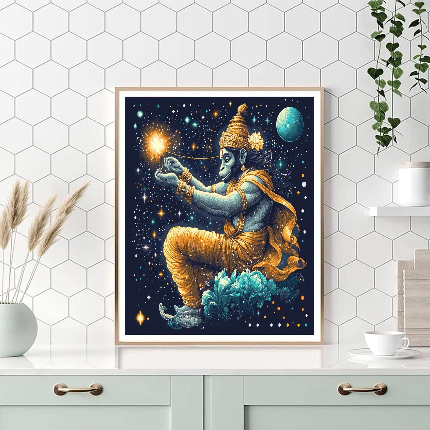 Hanuman Constellation Weaver paint by color