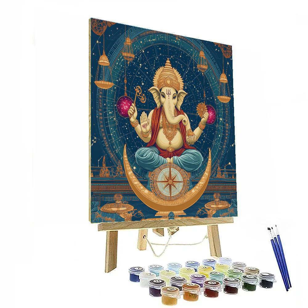 Ganesha Star Cartographer Paint by numbers art