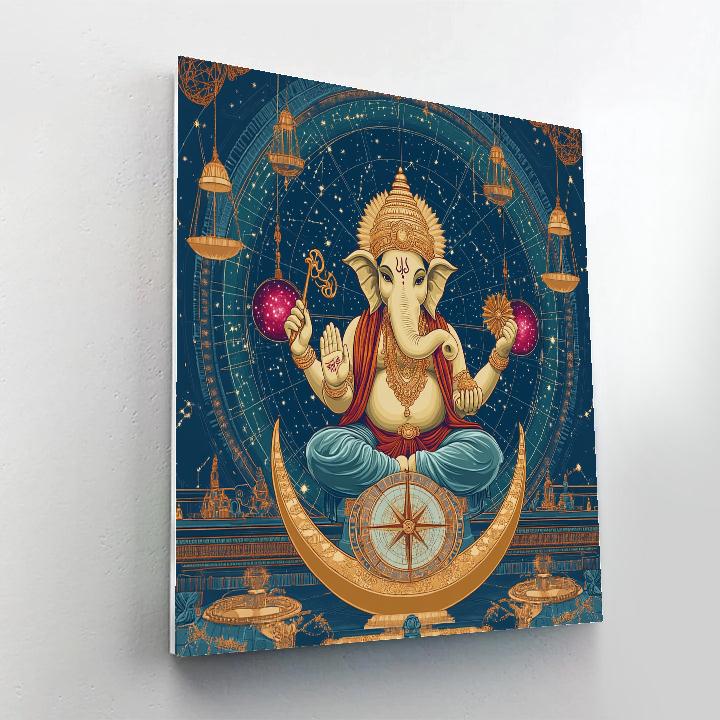 Ganesha Star Cartographer Paint by numbers art