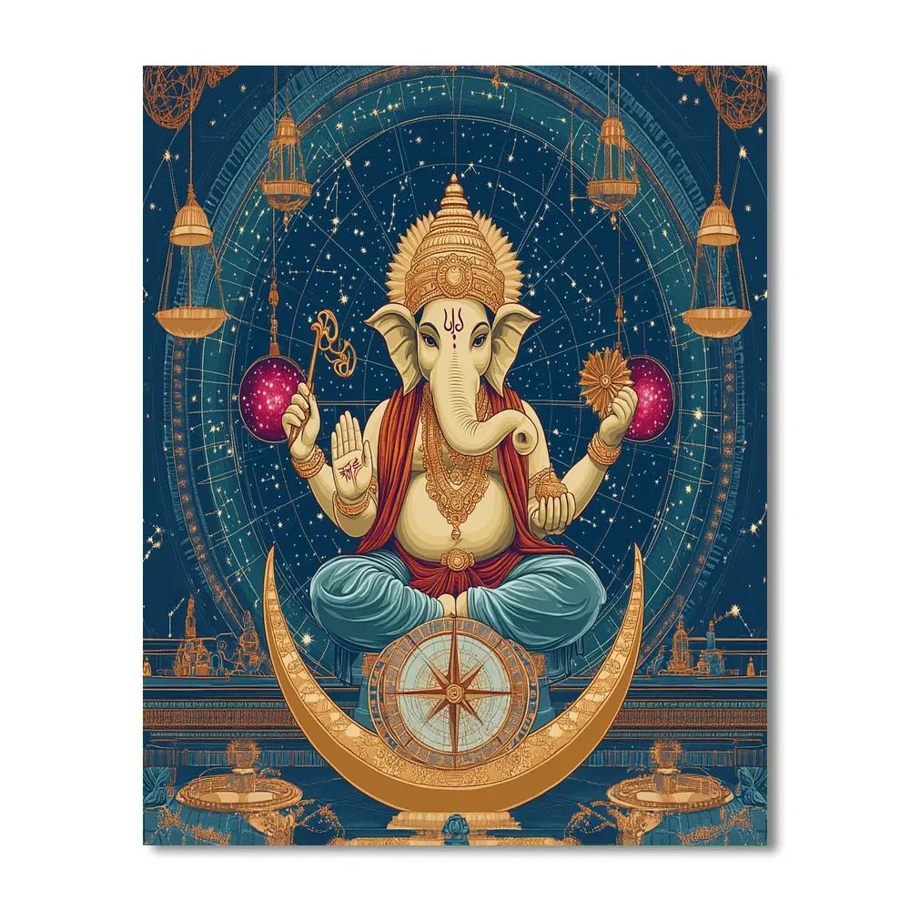 Ganesha Star Cartographer Paint by numbers art