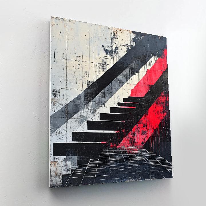 Banksy Inspired Borderless Aurora Protest Numbered painting kits