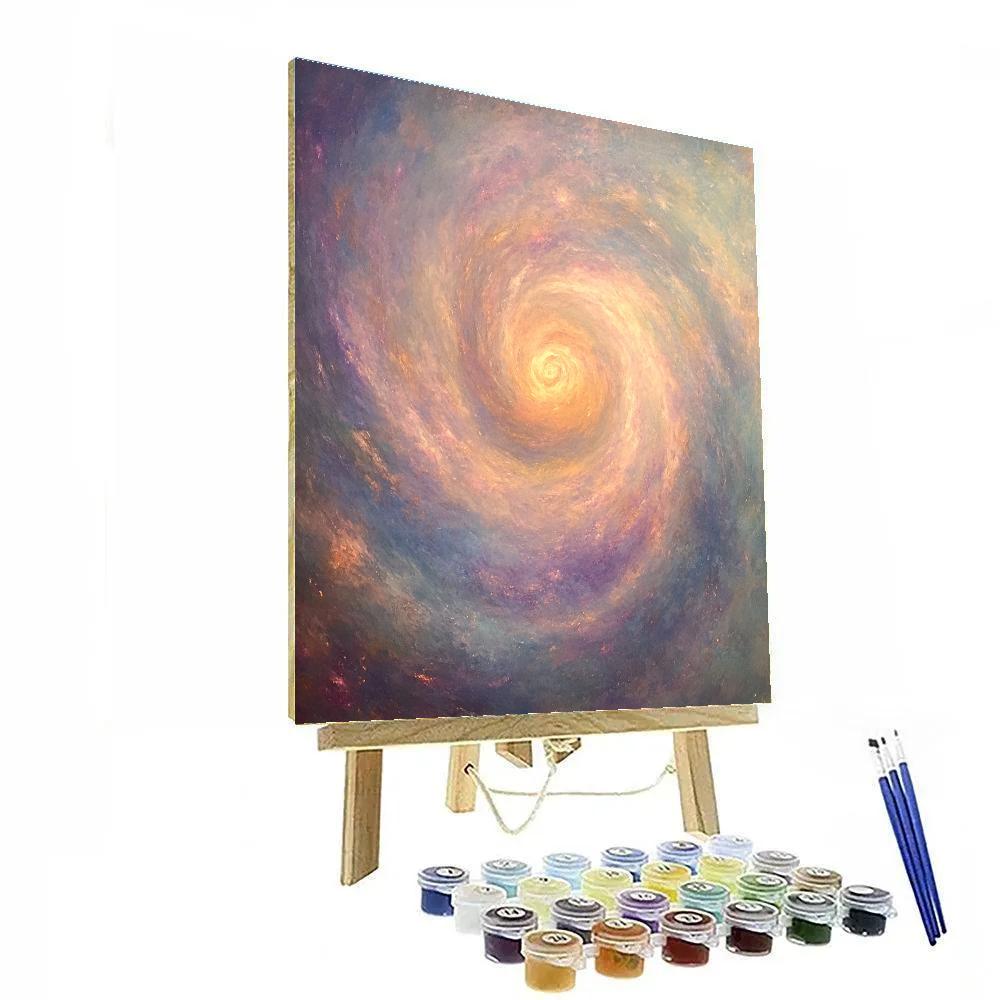 Edgar Degas Inspired Nebula Afterimage DIY paint by numbers