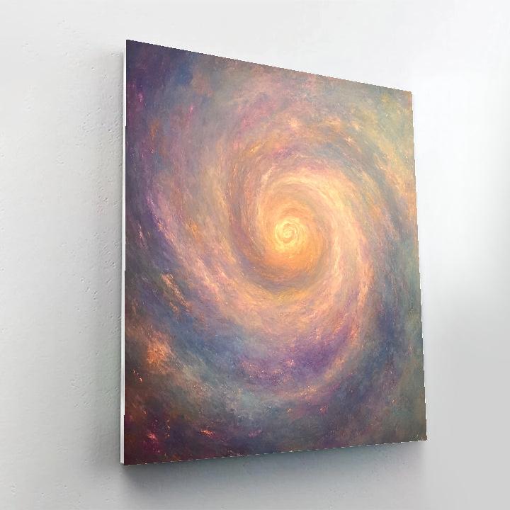 Edgar Degas Inspired Nebula Afterimage DIY paint by numbers