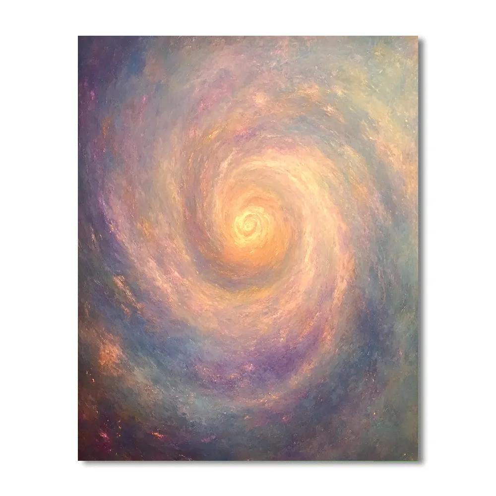 Edgar Degas Inspired Nebula Afterimage DIY paint by numbers