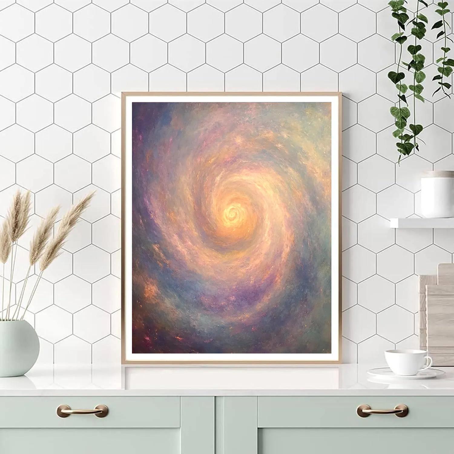 Edgar Degas Inspired Nebula Afterimage DIY paint by numbers