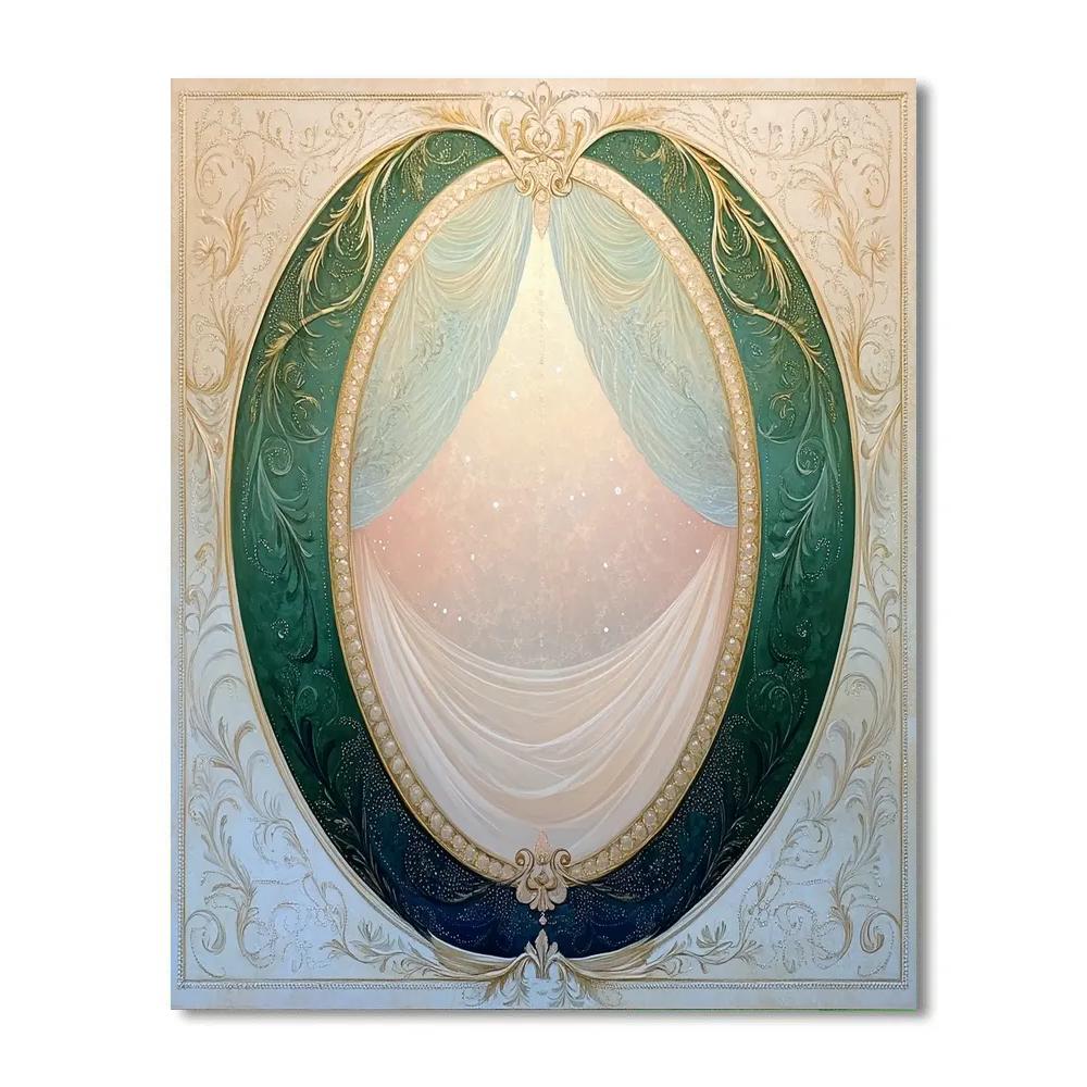 Alphonse Mucha Inspired Aurora Lattice Of Spring DIY paint by numbers