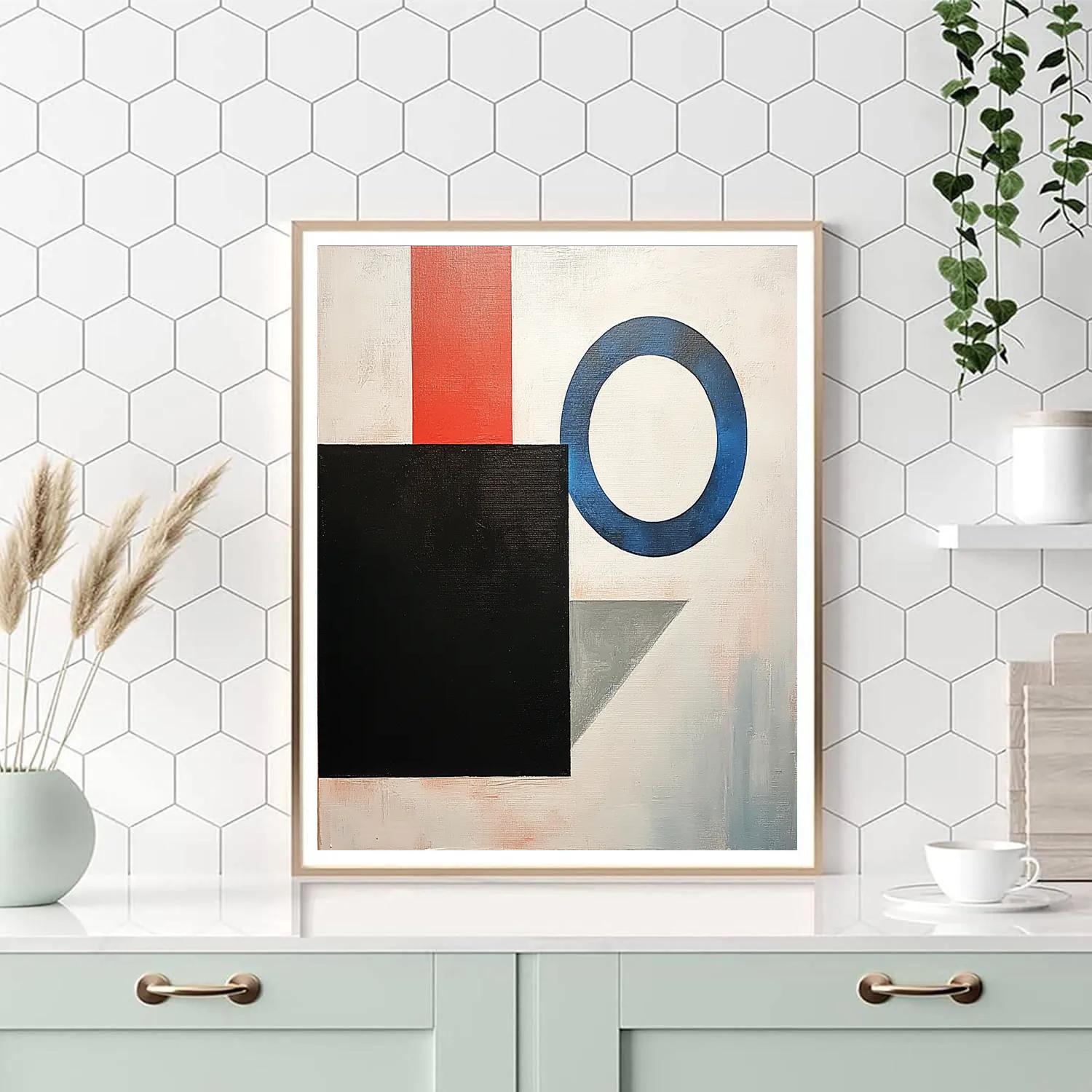 Kazimir Malevich Inspired Event Horizon Balance Numbered painting kits