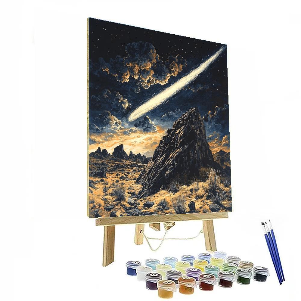 Francisco Goya Inspired Cometlit Basalt Ridge DIY paint by numbers