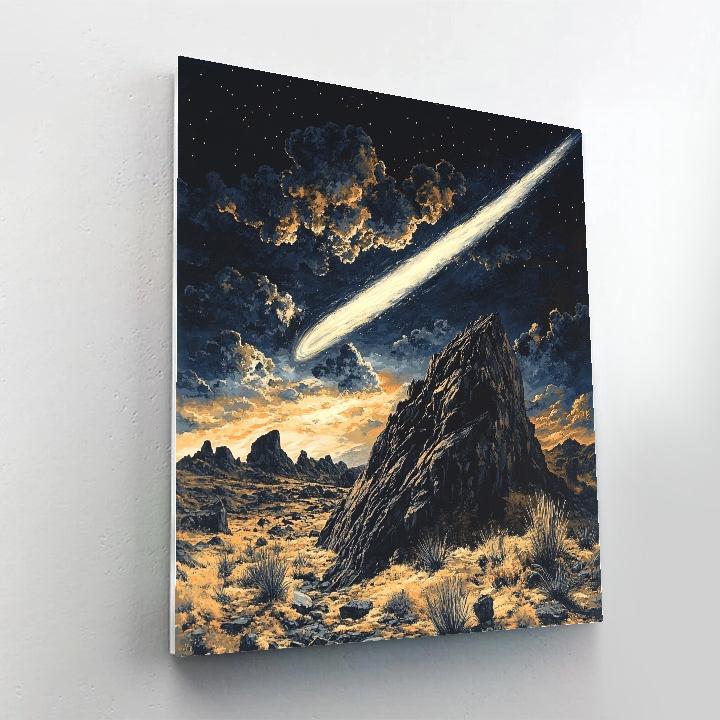 Francisco Goya Inspired Cometlit Basalt Ridge DIY paint by numbers