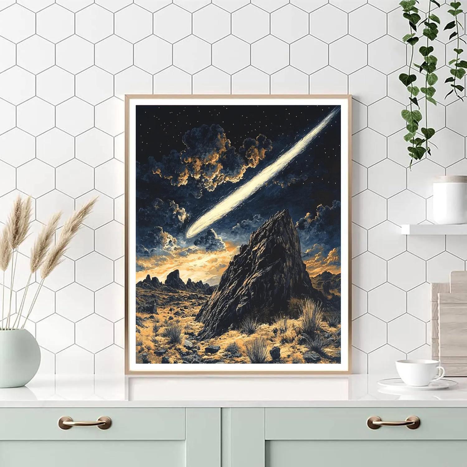 Francisco Goya Inspired Cometlit Basalt Ridge DIY paint by numbers