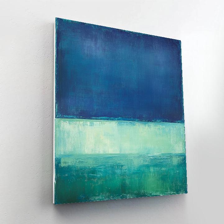 Mark Rothko Inspired Aurora Silence Gradient painting number kit