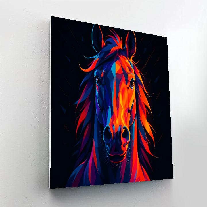 Prismatic Thunder Stallion Painting by numbers kit