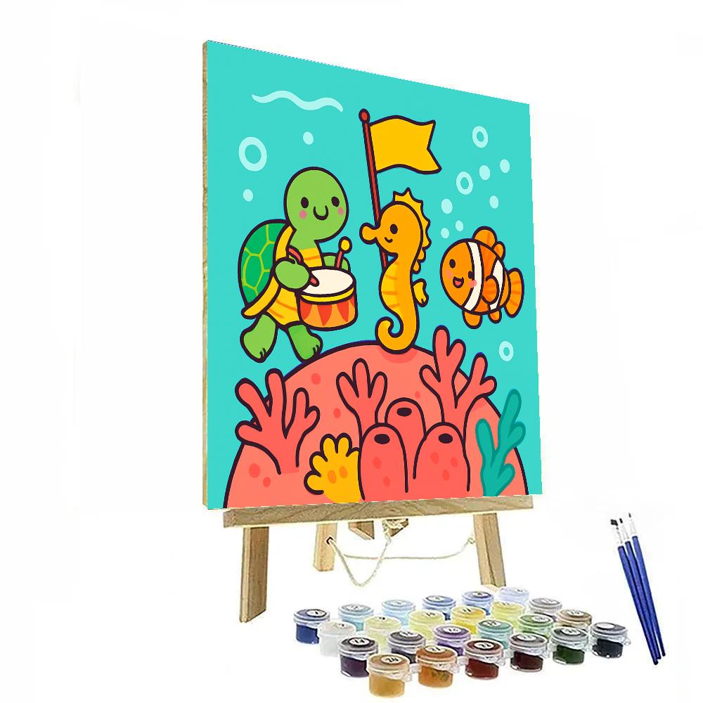 Coral Reef Planet Parade paint by color