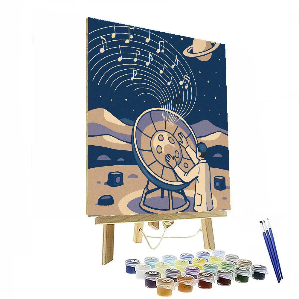 Music Resonance Observatory Paint by numbers kits