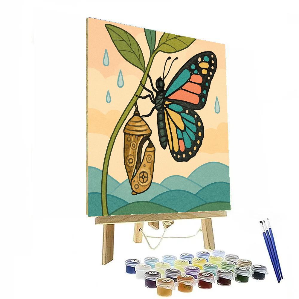 Clockwork Chrysalis Butterfly Paint by numbers kits