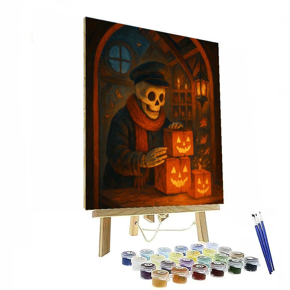 The Haunted Post Office Of Cozy Hollow Paint by numbers kits