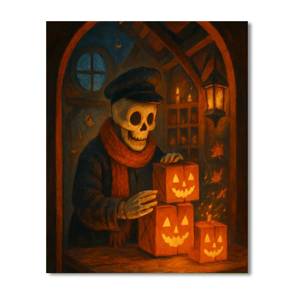 The Haunted Post Office Of Cozy Hollow Paint by numbers kits