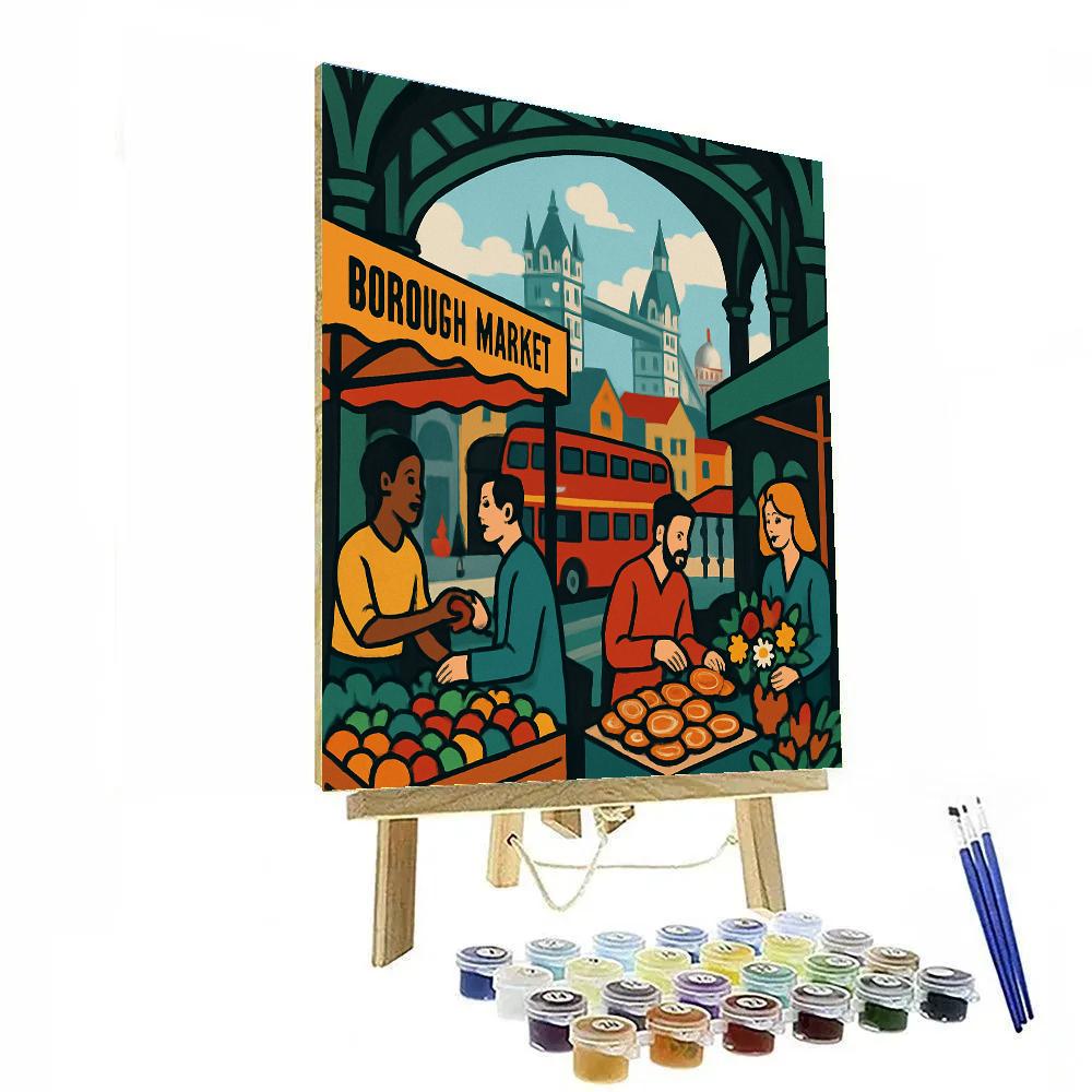 Skyline Mosaic, London Crafted DIY paint by numbers